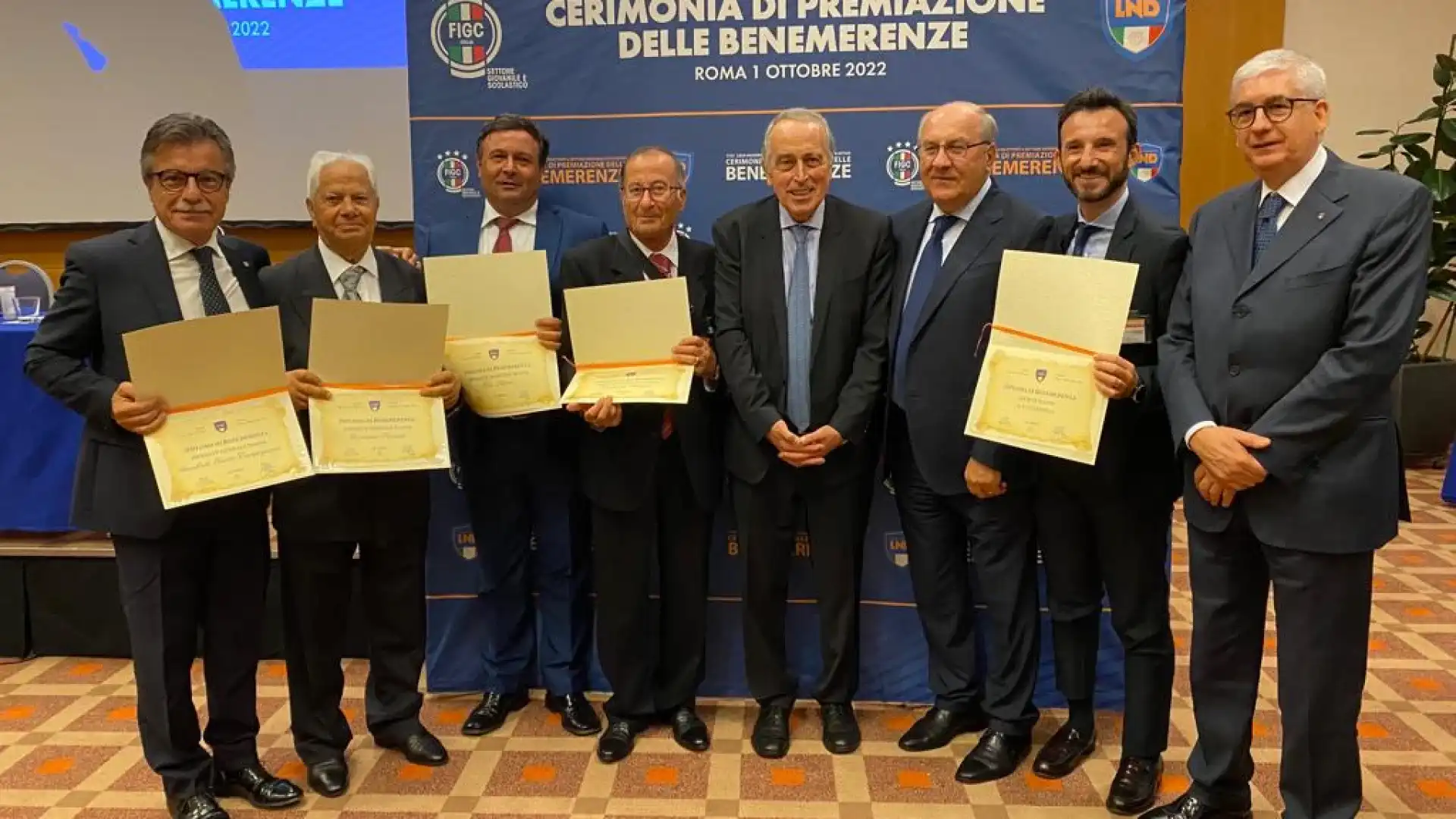 Benemerenze sportive: premiate società, dirigenti federali e di società del Molise